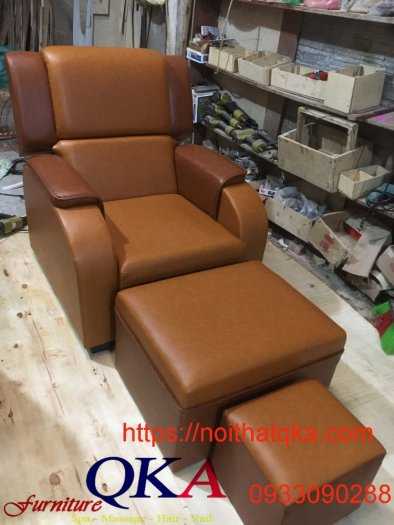 Ghế mát xa chân cố định bọc da