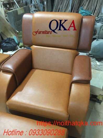 Ghế mát xa chân cố định bọc da