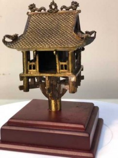 Mô hình chùa một cột,quà tặng danh lam thắng cảnh Việt Nam