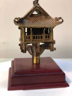 Mô hình chùa một cột,quà tặng danh lam thắng cảnh Việt Nam