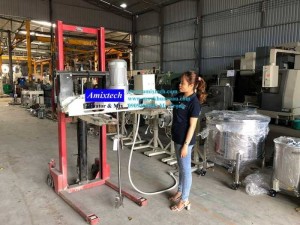 Máy khuấy nước rửa chén dành cho thùng IBC 1000 lít