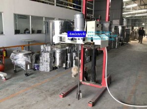 Máy khuấy nước rửa chén dành cho thùng IBC 1000 lít