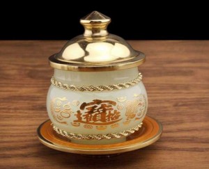 Bộ đồ thờ cúng bằng đồng bọc quanh lưu ly cao cấp giá tốt