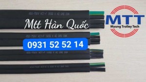Dây cáp điện dẹt 35mm x 4c dành cho ray chữ c cầu trục