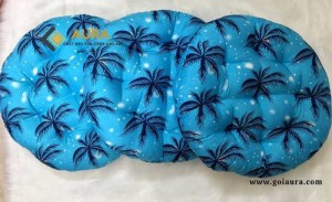 Đệm ngồi tròn hoa văn trang nhã sang trọng