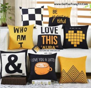 SỈ số lượng lớn Gối Tựa Lưng Hình Lập Thể Dùng cho ghế sofa, nệm dựa lưng quán trà sữa