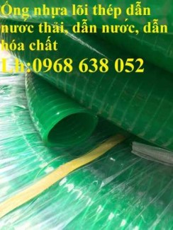 Ống Nhựa Lõi Thép Màu Xanh Dùng Hút Nước Thải, Hút Bể Phốt, Hút Bùn Phi 75, Phi 76 Giá Rẻ