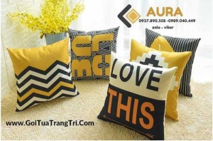 Chuyên Sỉ Vỏ Gối Tựa Lưng 45x45cm mẫu 2