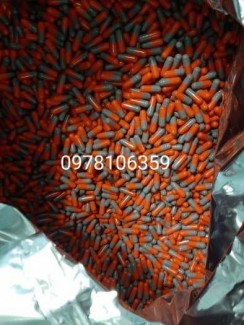 Vỏ nhộng màu xám cam size 0 hàng sẵn , vỏ nang rỗng, vỏ nhộng rỗng, vỏ nang gelatin rỗng
