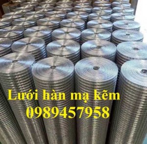 Lưới hàn mạ kẽm dây 2ly, 3ly ô 25x25, 50x50 giá sỉ
