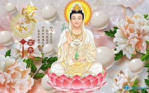 Gạc tranh phật 3d phòng thờ - DK98