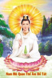 Tranh gạch 3d phật quan âm - DM88