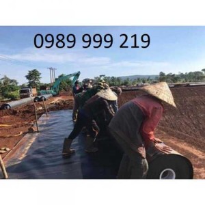 Màng Chống Thấm Hdpe k6x50nm 0.3zem cuộn 300m2 Thi Công Bãi Rác, Bãi Chôn Lấp cho bà con 2021