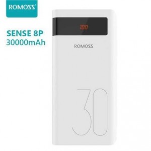 Pin Phòng Romoss Sense 8P+ dung lượng lớn 30000 MAH sạc nhanh 3.0 Có LCD