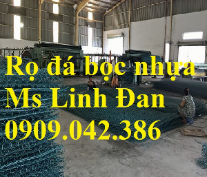 Rọ đá, rọ đá mạ kẽm, rọ đá bọc nhựa pvc,