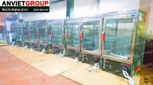 Tủ trưng bày hấp nóng bánh bao An Việt BB4C
