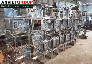 Tủ trưng bày hấp nóng bánh bao An Việt BB4C