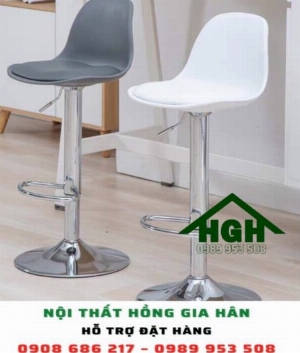 Ghế quầy bar chân trụ Hồng gia hân