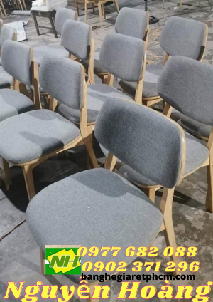 Ghế gỗ tựa lưng mặt nệm lưng nệm Nội Thất Nguyễn Hoàng Sài Gòn