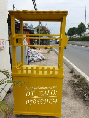 Xe đẩy trà sữa đẹp nhiều màu sắc để khách hàng chọn lựa