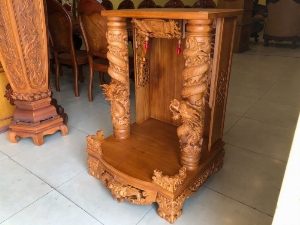 Bàn Thờ Ông Địa Víp Rồng Đứng 70 cm