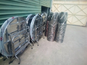 Ghế inox giá sỉ tại xưởng sản xuất anh k