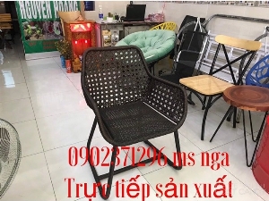Bàn ghế mây nhựa cafe siêu đẹp