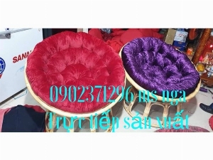 Ghế nệm khung sắt-khung mây Nội Thất Nguyễn Hoàng Sài Gòn