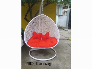Xích đu đôi tặng gối+nệm cao cấp Nội Thất Nguyễn Hoàng Sài Gòn