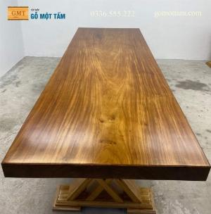 Mặt bàn gỗ nguyên tấm dài 2,76m gỗ lim