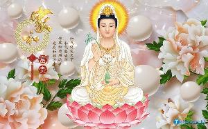 Tranh phật - gạch tranh phật 3d - XVC54
