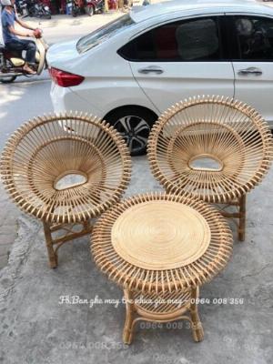 Bàn ghế mây tre, bàn ghế mây quán cafe, homestay