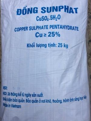 Đồng sulphate - phèn xanh - CuSO4.5H2O