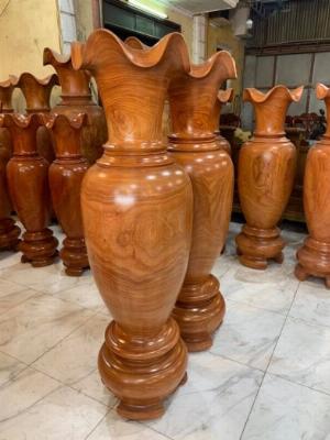 Giá lục bình gỗ Hương đỏ phong thuỷ 1m8 khơi thông tài lộc