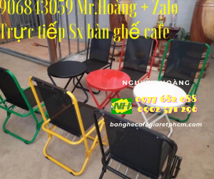 Ghế xếp quán cafe cóc vỉa hèNội Thất Nguyễn Hoàng Sài Gòn