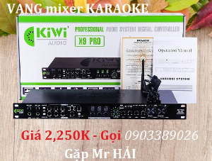 Vang Mixer Karaoke Kiwi Audio X9 Pro sản phẩm New Model 2021