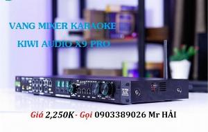 Vang Mixer Karaoke Kiwi Audio X9 Pro sản phẩm New Model 2021