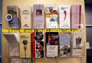 Các sản phẩm kệ treo tường giá rẻ hấp dẫn , kệ đựng Brochure lắp đặt tại nhà