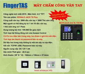 Máy châm công vân tay T8plus, bh 12 tháng