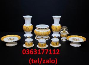 Mua bộ đồ thờ cúng bằng sứ hàng Đài Loan giảm giá ngày tết Tân Sửu