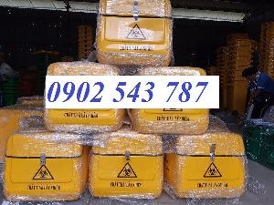 Thùng vận chuyển chất thải y tế sau xe máy ,thùng đựng chất thải lây nhiễm