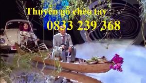 Thuyền gỗ trang trí tết, Thuyền gỗ trưng bày, Thuyền gỗ 2m, 3m