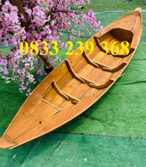 Thuyền gỗ trang trí tết, Thuyền gỗ trưng bày, Thuyền gỗ 2m, 3m
