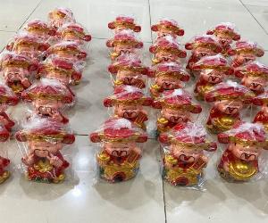 Tượng Chibi Thần Tài may mắn 14cm