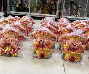 Tượng Chibi Thần Tài may mắn 14cm