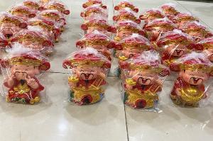 Tượng Chibi Thần Tài may mắn 14cm