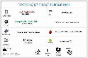 Máy tính bảng Nhật Bản Fujitsu F04H tại Zinmobile