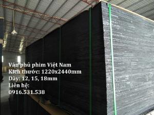 Ván ép phủ phim 12mm