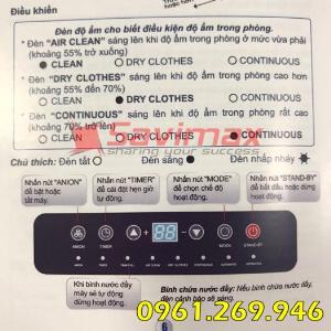 Máy lọc không khí, hút ẩm Olmas OS-16L tặng máy sưởi mini
