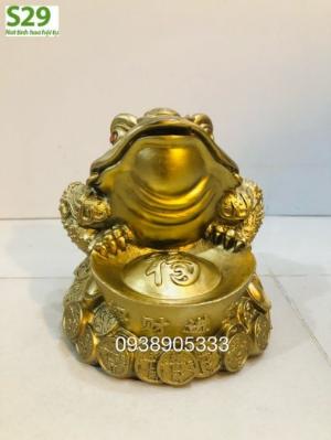 Thiềm thừ ôm chữ phúc cao 15cm